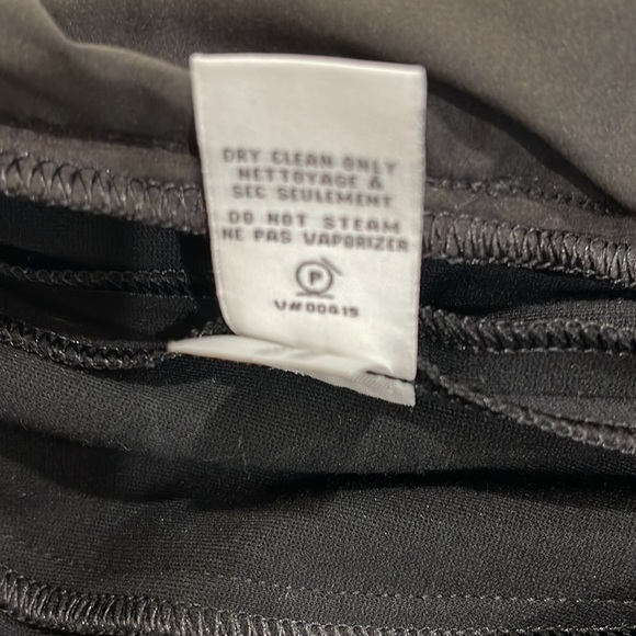 Diane Von Furstenberg Pele Ponte Knit Eyelet Panel Dress Black SZ 8 - Picture 8 of 9